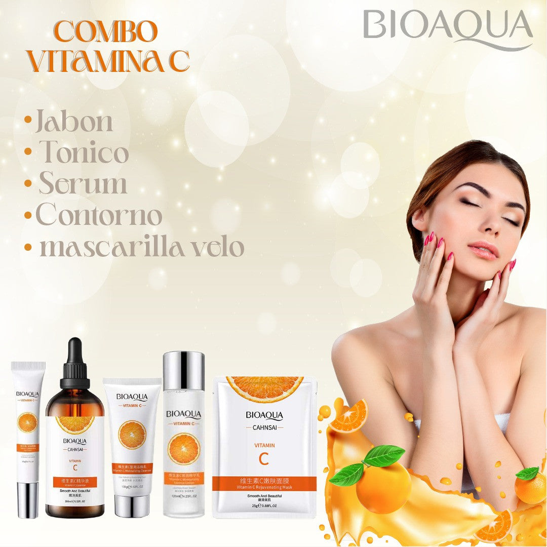 COMBO COMPLETO X 5 PRODUCTOS VITAMINA C