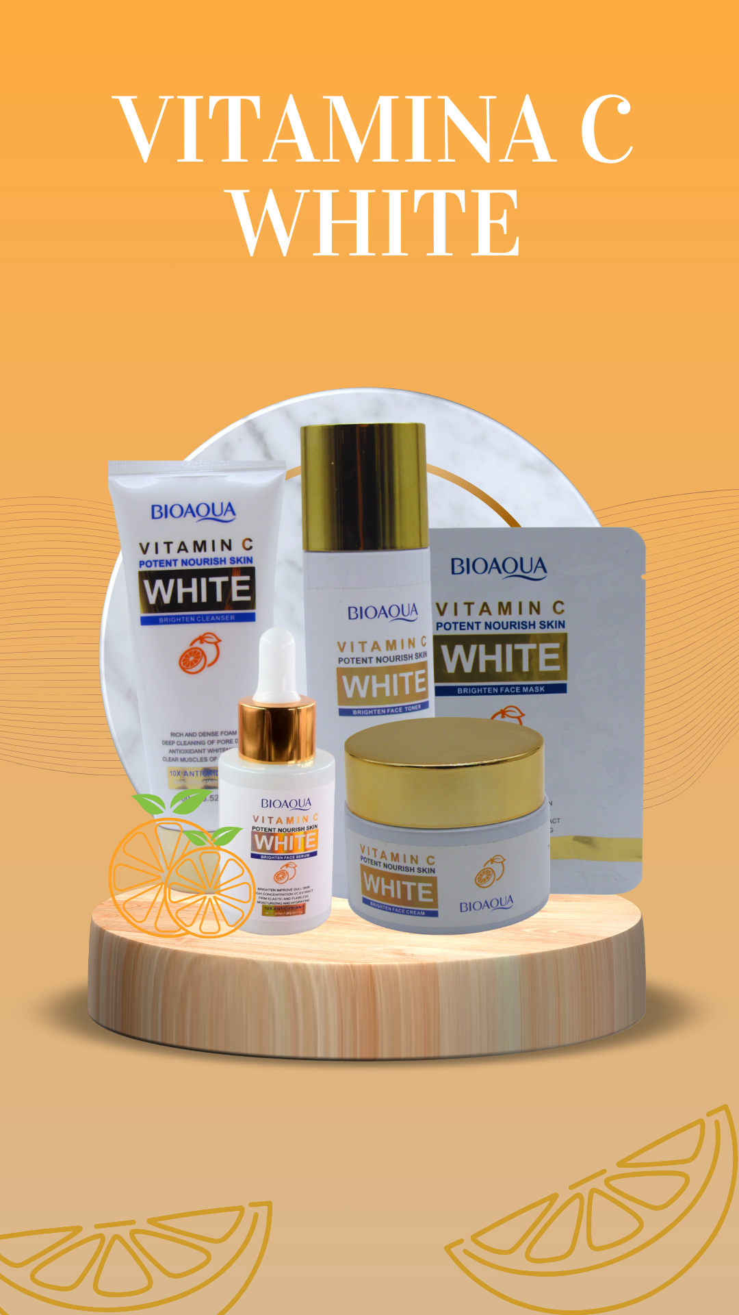 COMBO VITAMINA C BLANQUEADOR BIOAQUA