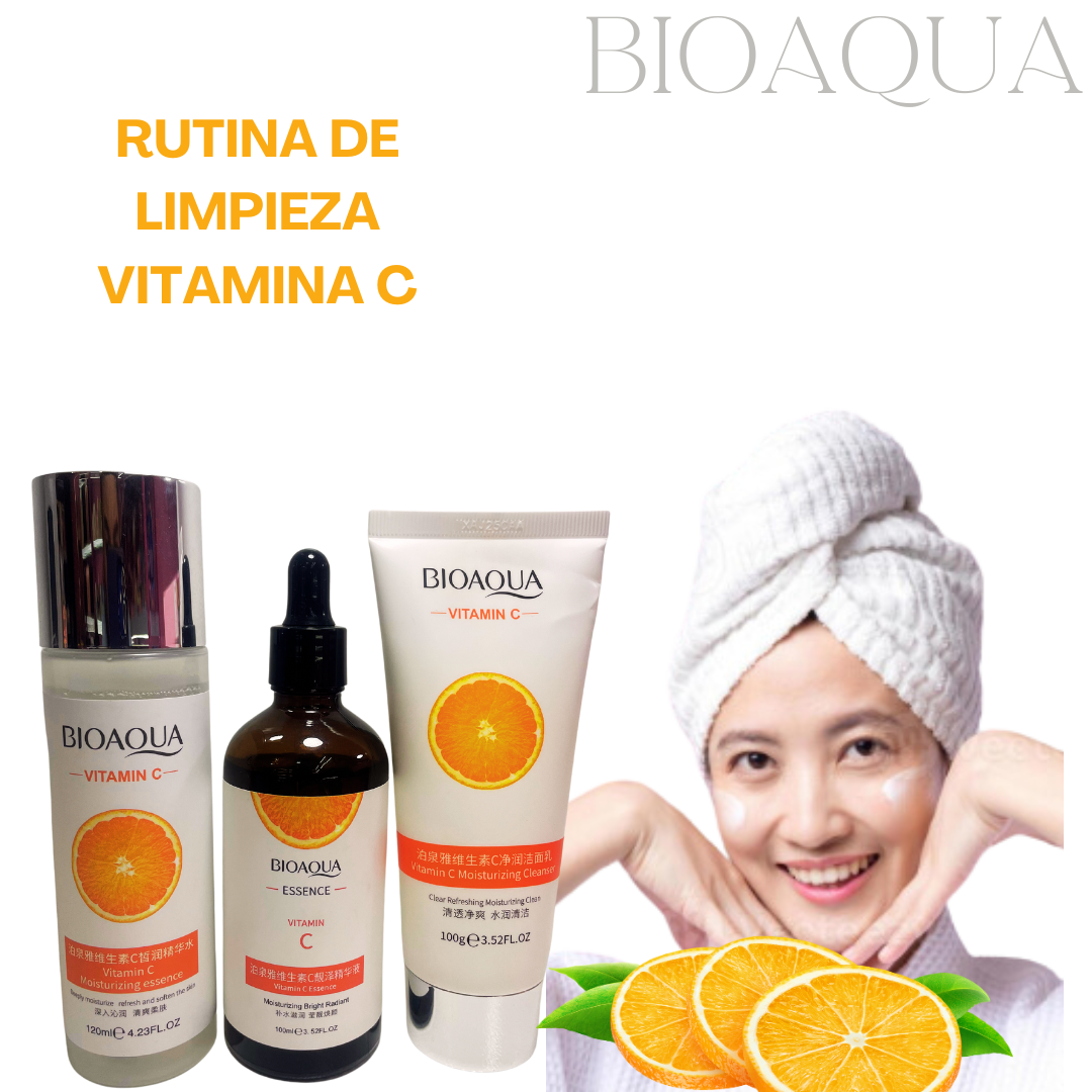 RUTINA DE LIMPIEZA VITAMINA C